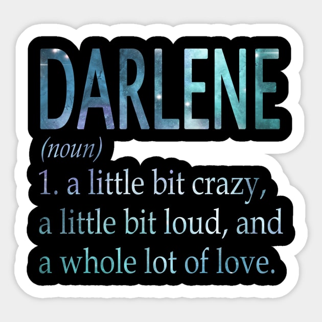 Darlene Sticker by GrimdraksJokes